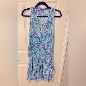 Poupette St. Barth dress (mini, blue) Sz. L